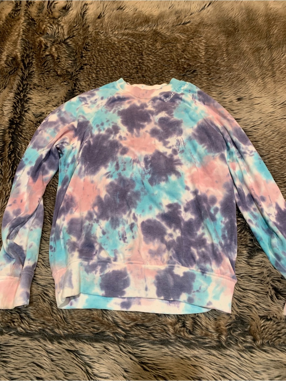 Spiritual Gangster tie-dye crewneck sweatshirt Size S